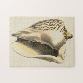 Puzzle Coque vintage Sepia Conch (Horizontal)