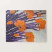 Puzzle Coquelicot orange sauvage (Horizontal)