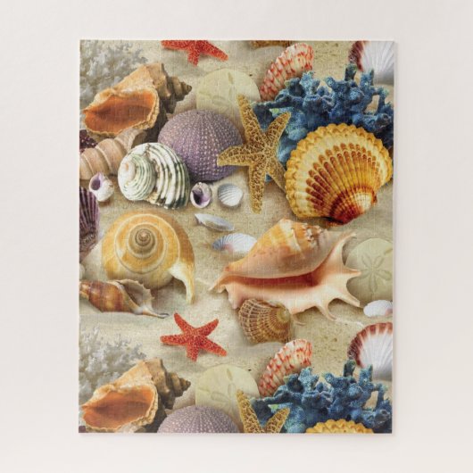 Puzzle Coques de mer sur la plage (Vertical)