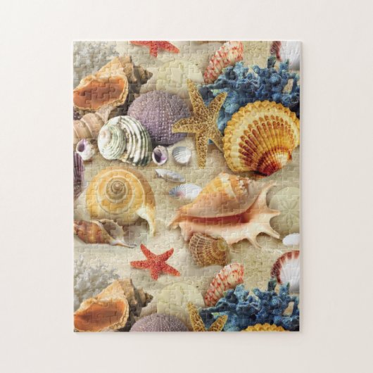 Puzzle Coques de mer sur la plage (Vertical)