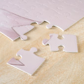 Puzzle Coquette esthétique arc rose Nom personnalisé (Côté)