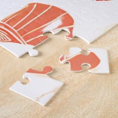 Puzzle Coquillages colorés (Côté)