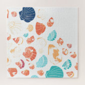 Puzzle Coquillages colorés (Horizontal)