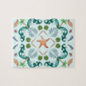Puzzle Coquillages de mer Vie marine (Horizontal)