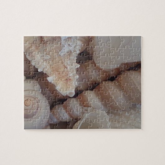 Puzzle Coquillages d'été ensoleillés, Sea Shell Beach Lov (Horizontal)