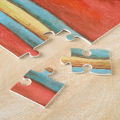 Puzzle Coquillages Rustiques Orange (Côté)