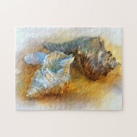 Puzzle Coquillages sur la plage (Horizontal)