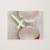 Puzzle Coquille d'oeuf et croix cassées (Horizontal)