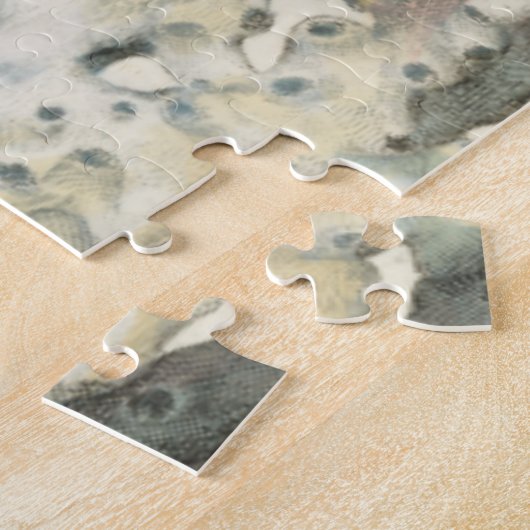 Puzzle Corail d'aquarelle antique (Côté)