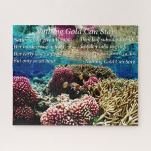 Puzzle corail marin et deux poissons clowns