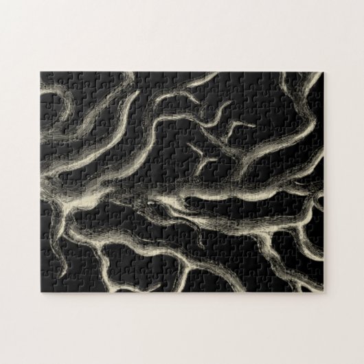 Puzzle Corail noir et tan (Horizontal)