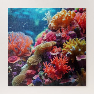 Puzzle Corail subaquatique coloré