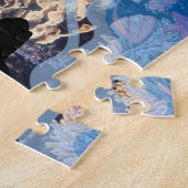 Puzzle Coraux, Coques, Silhouettes de poissons sous-marin (Côté)