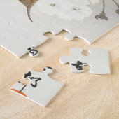 Puzzle Corbeau Koson Oiseau Japonais Corbeau (Côté)