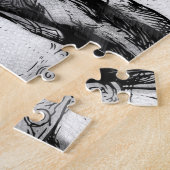 Puzzle Corbeaux d'Odin sur Trône de Pierre Mythologie Vik (Côté)
