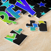 Puzzle "COREY" Premier nom, "HAPPY BIRTHDAY" (Côté)