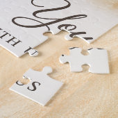 Puzzle Corgi Aquarelle Cadeau de Mariage (Côté)