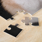 Puzzle Corgi avec des fleurs dans ses cheveux (Côté)