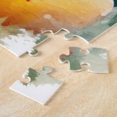 Puzzle Corgi avec œufs de Pâques vacances (Côté)