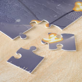 Puzzle Corgi Chien à Moto Noël (Côté)