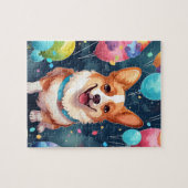 Puzzle Corgi Chien d'Anniversaire (Horizontal)