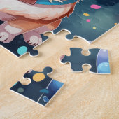 Puzzle Corgi Chien d'Anniversaire (Côté)