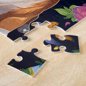 Puzzle Corgi Chien d'Anniversaire (Côté)