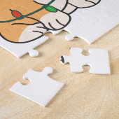 Puzzle Corgi Christmas Animaux mignons Chiens Joyeux Noël (Côté)