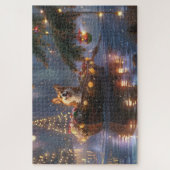 Puzzle Corgi Christmas Festive Voyage (Vertical)