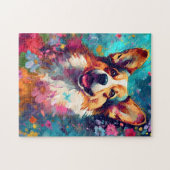 Puzzle Corgi couleur (Horizontal)