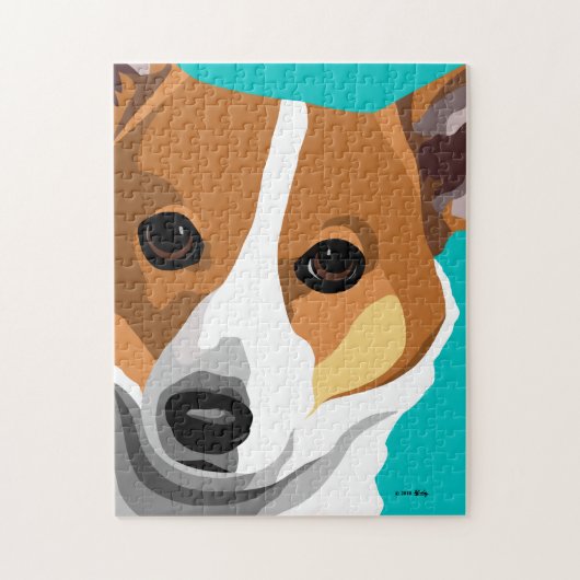 Puzzle Corgi de Gallois (Vertical)