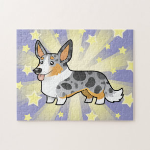 Puzzle Corgi de Gallois de cardigan de bande dessinée