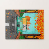 Puzzle Corgi Dog Citrouille Automne