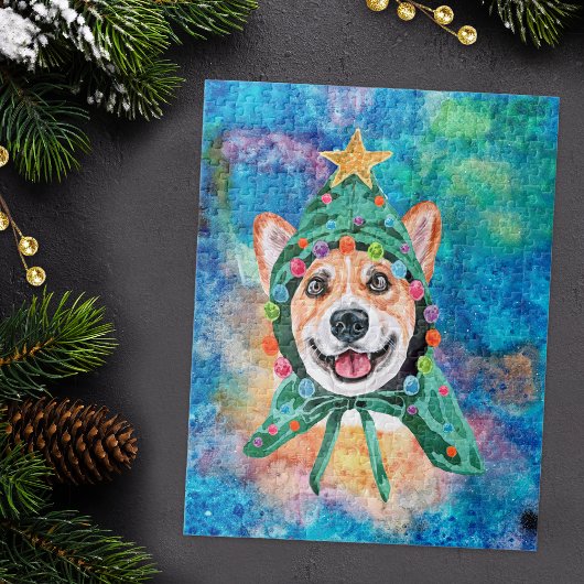 Puzzle Corgi race Chien Noël