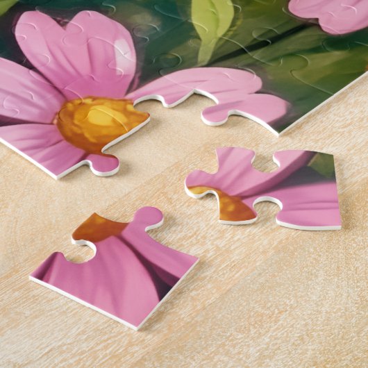 Puzzle Corgi Running with Valentine's Heart Balloons (Côté)