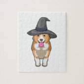 Puzzle Corgi Witch (Vertical)