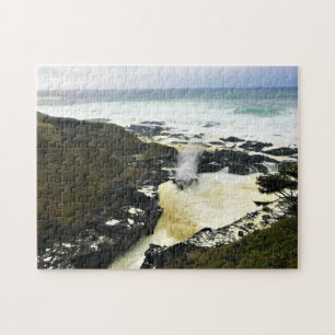 Puzzle Corne de Spouting, cape Perpetua, Oregon Coast