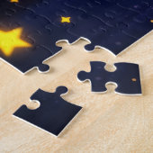 Puzzle Corne d'or conte de fée de nuit espace ciel (Côté)