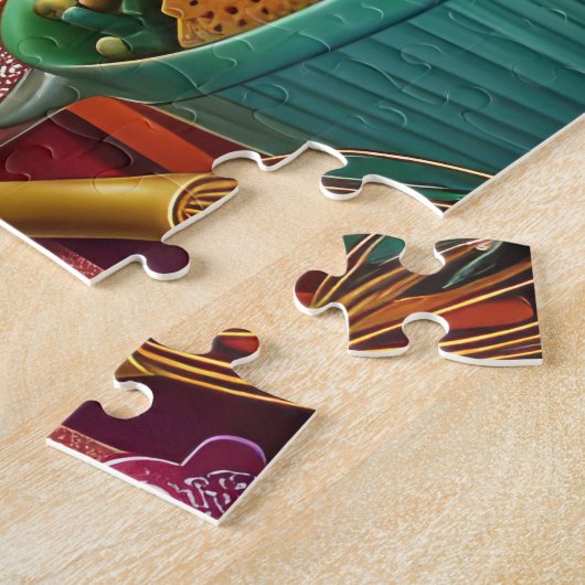 Puzzle Cornish Rex Gîtes : Noël festif (Côté)