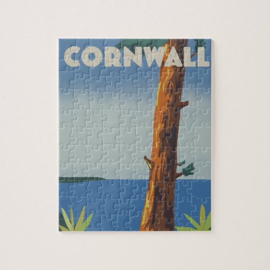 Puzzle Cornwall aller en train (Vertical)