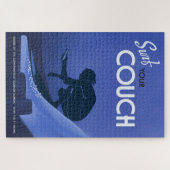 Puzzle Coronavirus Bureau du Tourisme Surf de canapé (Horizontal)