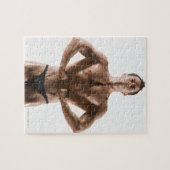 Puzzle Corps de constructeur masculin flexion et pose (Horizontal)