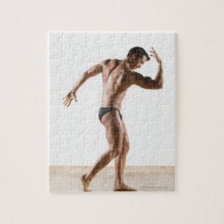 Puzzle Corps de constructeur masculin flexion et pose 2