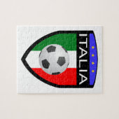 Puzzle Correction de drapeau de l'Italie/d'Italie - avec (Horizontal)