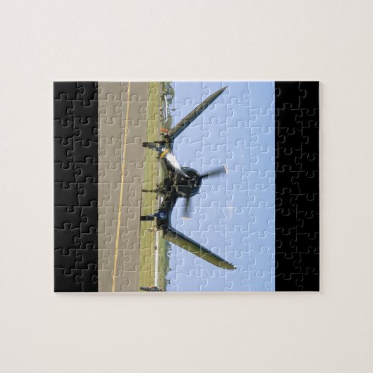 Puzzle Corsaire de Vought F4U, avions d'Unfolding_WWII (Horizontal)