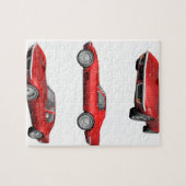 Puzzle Corvette 1970 : Finition rouge (Horizontal)
