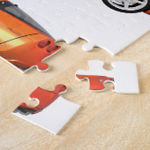 Puzzle Corvette orange : (Côté)