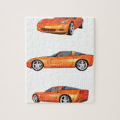 Puzzle Corvette orange : (Vertical)