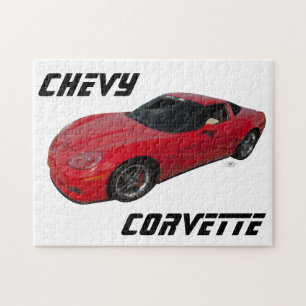 Puzzle Corvette rouge