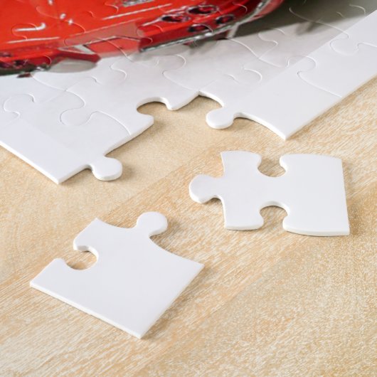 Puzzle Corvette rouge de la fenêtre à fente classique (Côté)